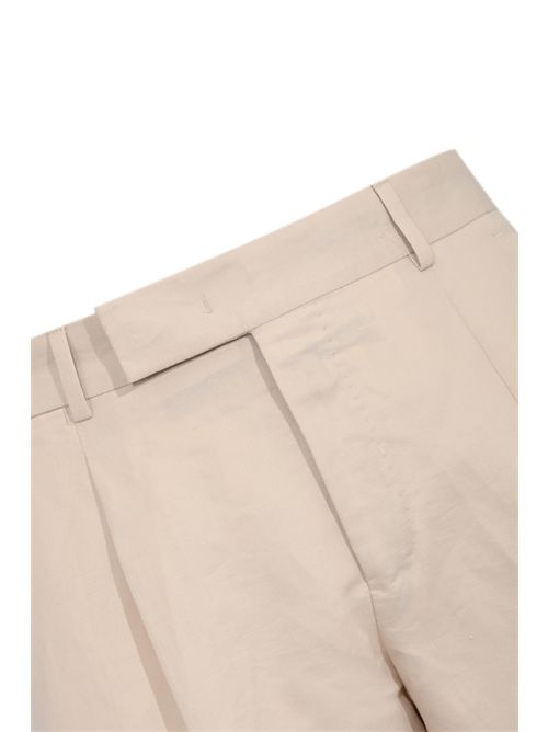 Pantalone in misto lino e cotone Panna PT TORINO | RSZAZ40FWD PU380015